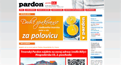 Desktop Screenshot of pardontt.sk